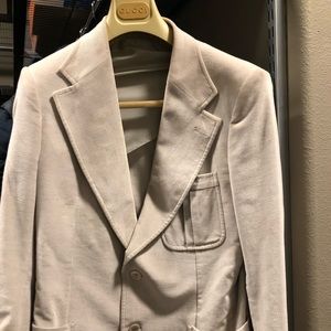 Gucci corduroy blazer in beige